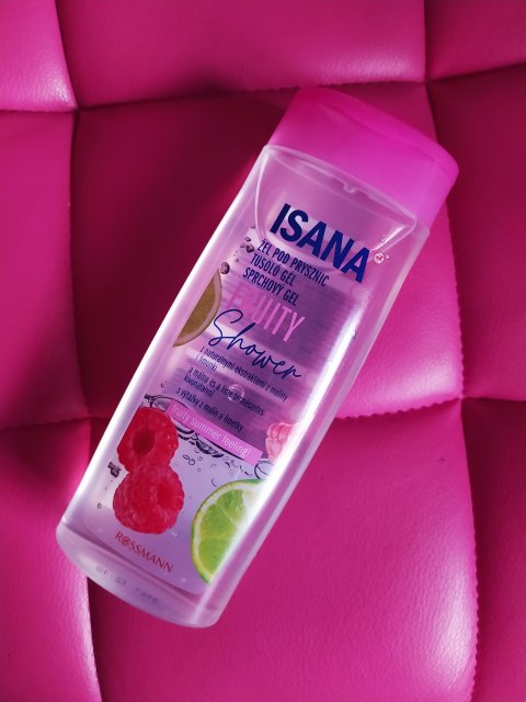 Isana Żel pod prysznic, Fruity Shower, Ekstrakt z maliny i limonki