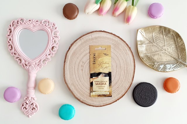 Lirene Maska do twarzy, Nawilżająca, Z szampanem i złotem, Ladies Night!