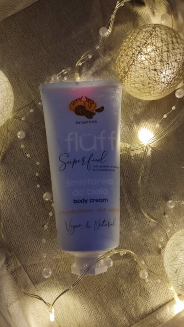 Fluff Superfood, Śmietanka do ciała, Mandarynki, Tangerines