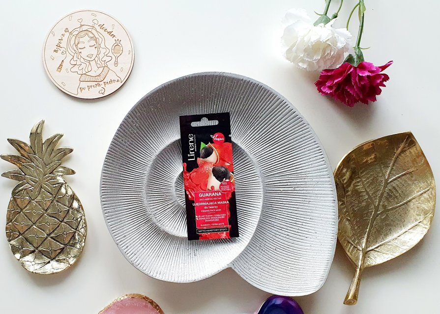 Lirene Dermoprogram, Maseczka do twarzy, Guarana, Ujędrniająca, Kremowa, Anti-Ageing Nectar