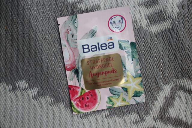 Balea Płatki pod oczy, Hydrożelowe, Straffende, Z ekstraktem arbuza i hialuronu
