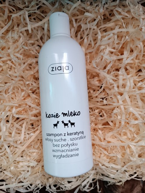 Ziaja Kozie mleko, Szampon do włosów z keratyną 