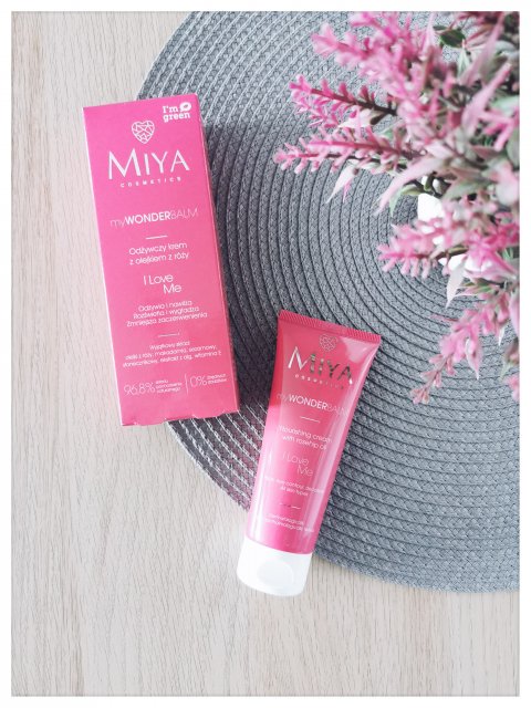 Miya Cosmetics myWONDERbalm, I love me, Krem do twarzy, Odżywczy, Olejek z róży