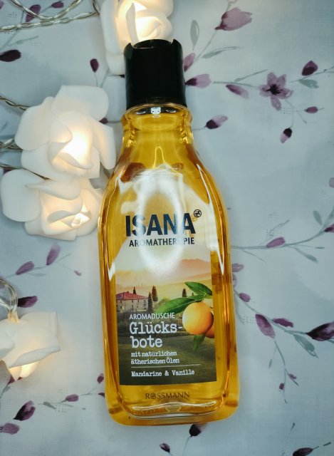 Isana Aromaterapia, Żel pod prysznic, Chwila szczęścia, Mandarynka i wanilia