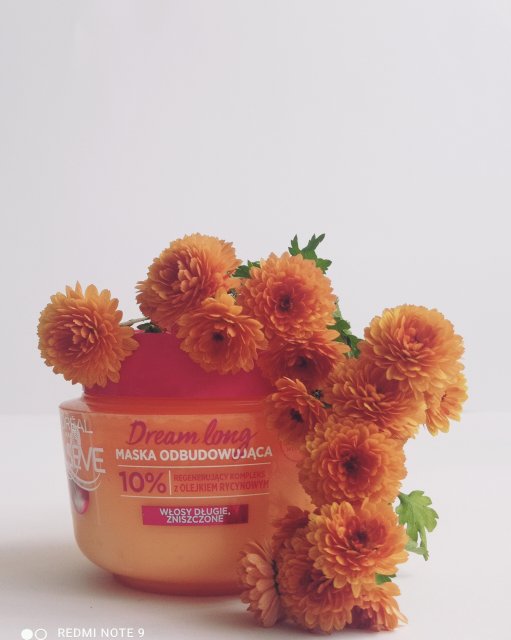 L'Oréal Elseve, Maska do włosów, Dream Long, Odbudowująca