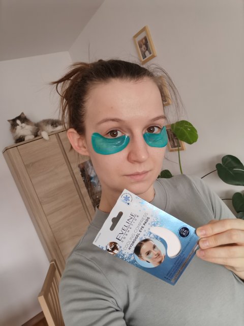 Eveline Cooling Compress, Płatki pod oczy, Hydrożelowe, 3w1