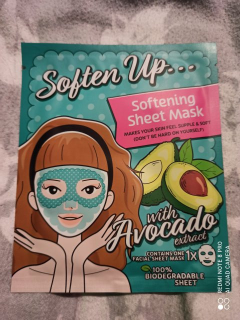 Dayes Europe B.V Maska do twarzy w płacie, Soften Up, With Avocado Extract