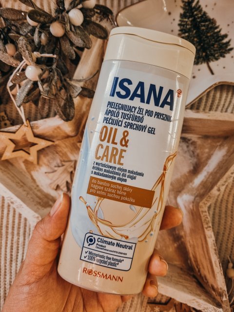 Isana Żel pod prysznic, Oil & Care