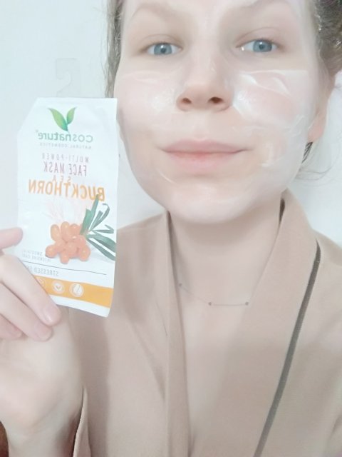 Cosnature Maseczka do twarzy, Multi odżywcza, Rokitnik