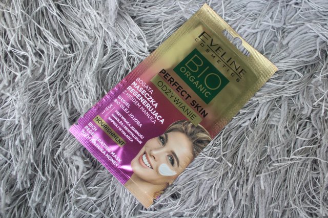 Eveline Bio Organic, Maseczka do twarzy, Perfect Skin, Regenerująca z miodem Manuka 