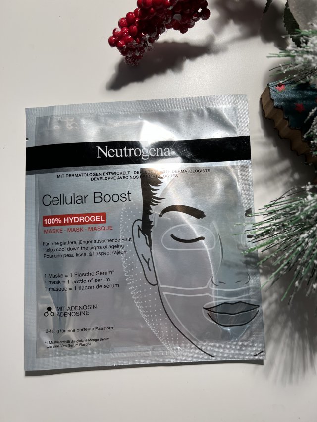 Neutrogena Cellular Boost, Maska do twarzy, Hydrożelowa, Przeciwzmarszczkowa