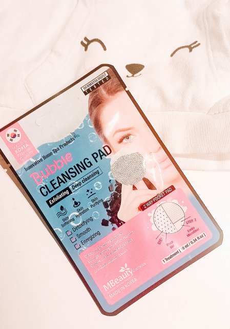 MBeauty Cosmetics Płatek do mycia twarzy, Bubble Cleasing Pad, Oczyszczający 