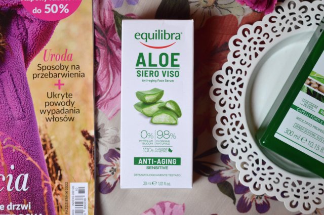 Equilibra Serum do twarzy, Przeciwstarzeniowe, Aloesowe 