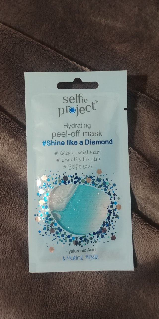 Selfie Project Maska do twarzy, Peel-off, Nawilżająca, #Shine like a Diamond