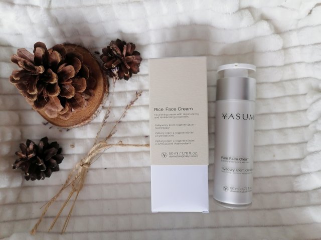 Yasumi Krem do twarzy, Rice Face Cream, Ryżowy