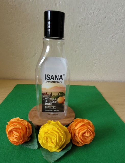 Isana Aromaterapia, Żel pod prysznic, Chwila szczęścia, Mandarynka i wanilia