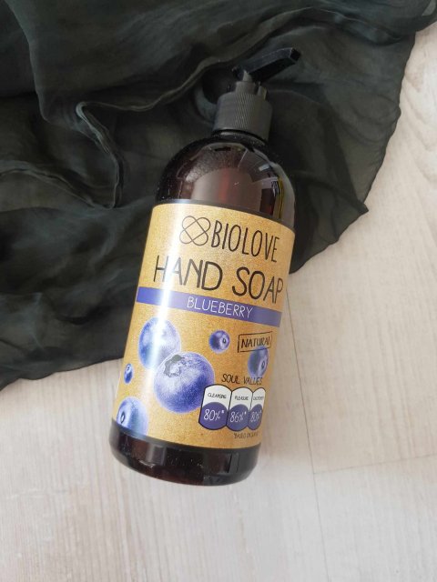 Biolove Mydło do rąk, Borówka