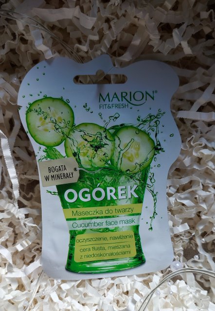 Marion Fit&Fresh, Maseczka do twarzy, Ogórek