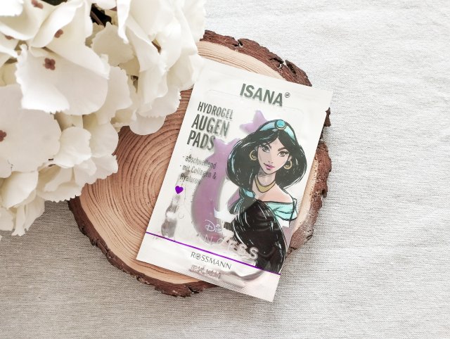 Isana Disney Princess, Płatki pod oczy, Hydrożelowe, Zmniejszają opuchliznę, Kolagen i kwas hialuronowy, Jasmina 