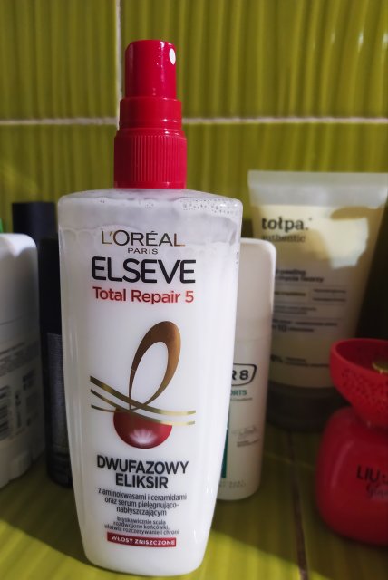 L'Oréal Elseve, Eliksir w sprayu, Dwufazowy, Total Repair 5