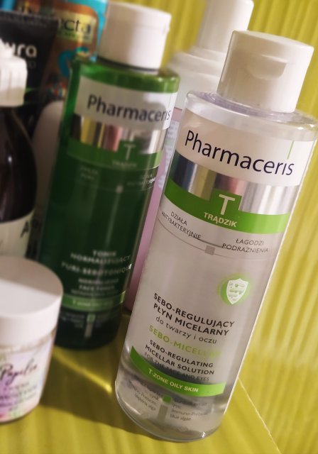Pharmaceris T, Trądzik, Płyn micelarny do oczyszczania i demakijażu twarzy i oczu, Sebo-Micellar