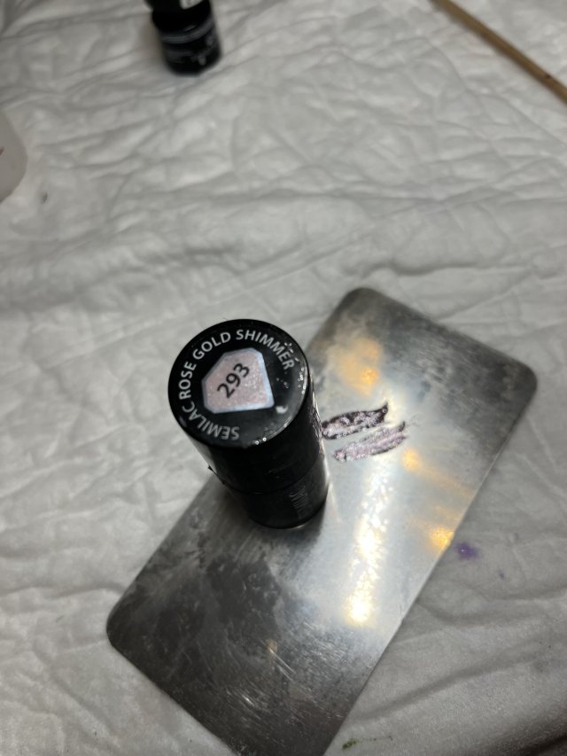 Semilac Lakier hybrydowy, 293 Rose Gold Shimmer