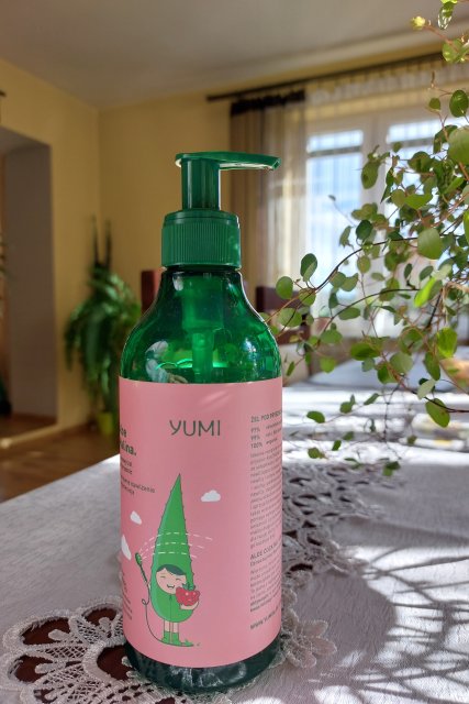 Yumi Żel pod prysznic, Aloes + Maliny