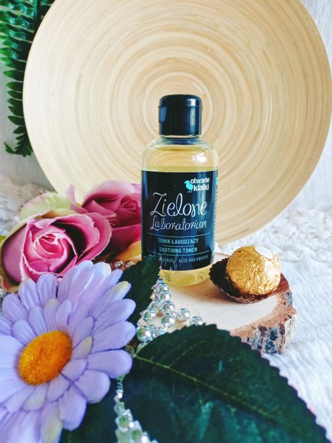 Zielone Laboratorium Tonik do twarzy, Łagodzący, Aloes i Hibiskus
