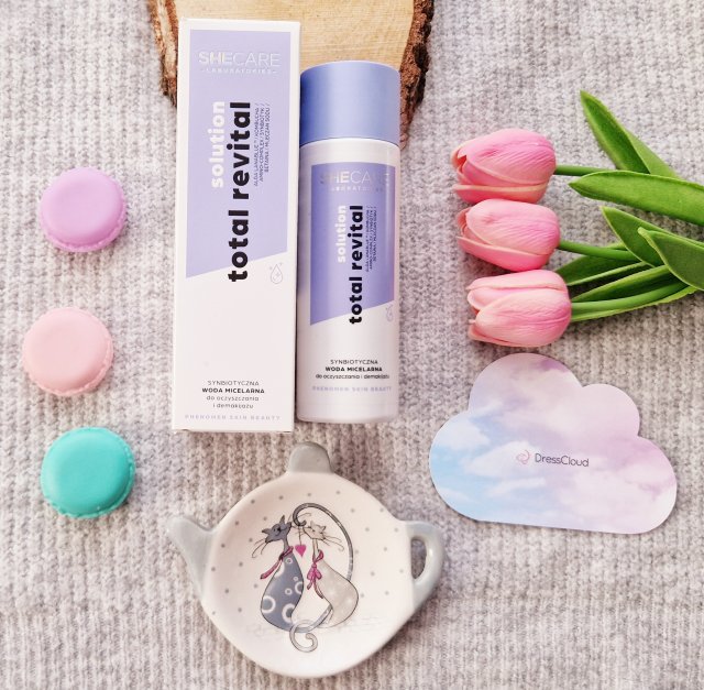 Shecare Woda micelarna, Synbiotyczna, Do oczyszczania i demakijażu, Solution Total Revital