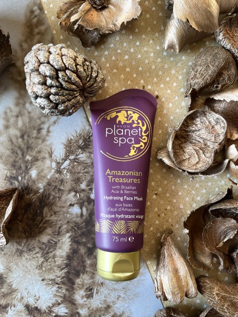 Avon Planet Spa, Amazonian Treasures, Maseczka do twarzy, Odżywiająco-ochronna, Z brazylijskimi jagodami Acai