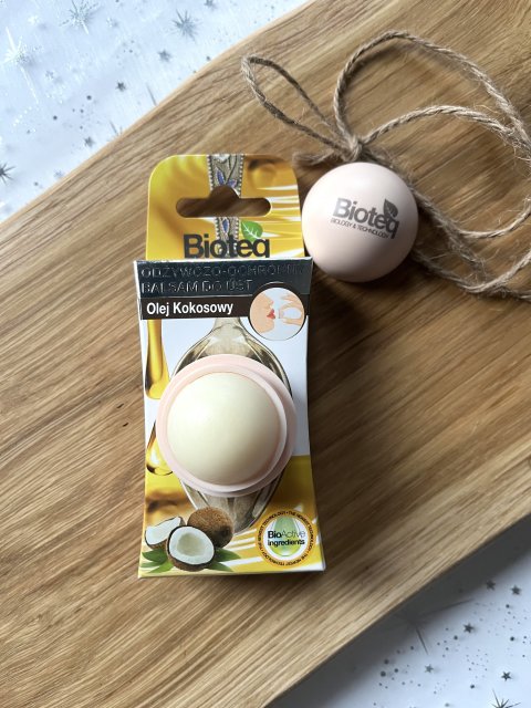 Bioteq Balsam do ust, Odżywczo-ochronny, Olej kokosowy