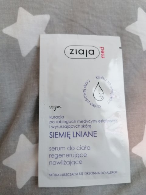 Ziaja Med, Kuracja po zabiegach medycyny estetycznej i wysuszających skórę, Siemię Lniane,Skóra łuszcząca się i skłonna do alergii