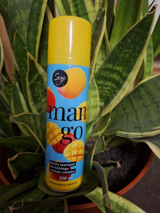 Seyo Suchy szampon do włosów, Do każdego rodzaju włosów, Mango