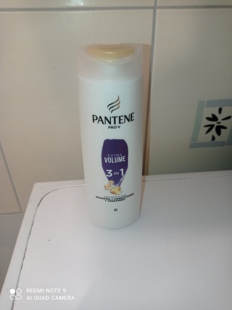 Pantene Pro-V Szampon do włosów z odżywką, 3w1, Włosy cienkie, pozbawione objętości, Extra Volume