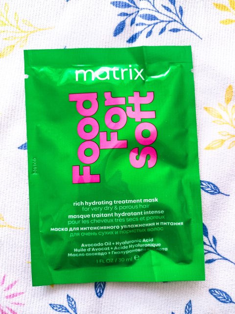 Matrix Food for Soft, Odżywka do włosów, Olej awokado, kwas hialuronowy, Włosy suche