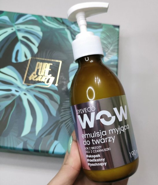 Sylveco WOW, Emulsja myjąca do twarzy, Sok z brzozy, olej z czarnuszki 