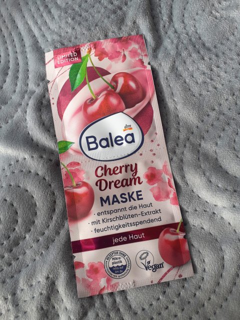 Balea Maseczka do twarzy, kremowa, Cherry Dream