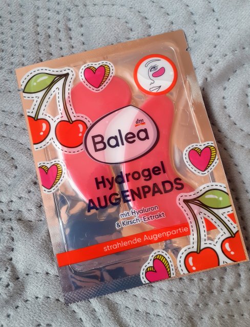 Balea Płatki pod oczy, Hydrożelowe, mit Hyaluron & Kirsch- Extrakt 
