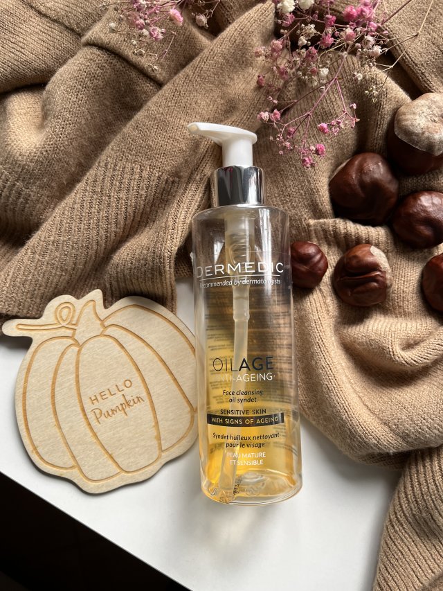 Dermedic Oilage, Anti-Ageing, Olejowy syndet do mycia twarzy
