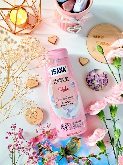 Isana Żel pod prysznic, Kremowy, Z wyciągiem z pereł