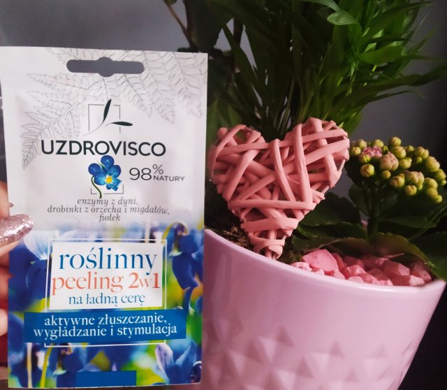 Uzdrovisco Peeling do twarzy, Roślinnie aktywny, 2 w 1, Na ładną cerę