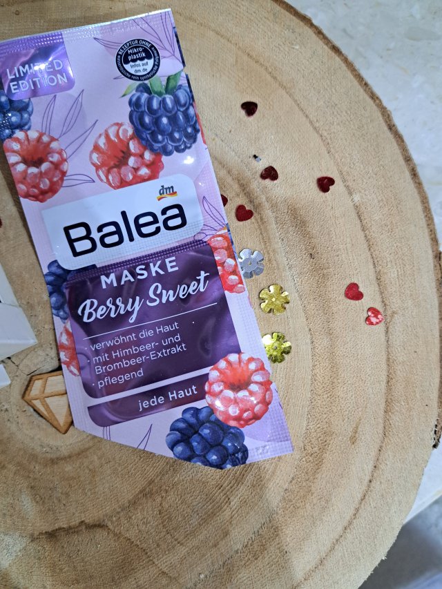 Balea Maske, Berry Sweet, maseczka w kremie do twarzy o zapachu jagód 