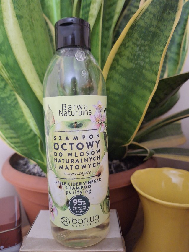 Barwa Naturalna, Szampon do włosów, Octowy, Oczyszczający