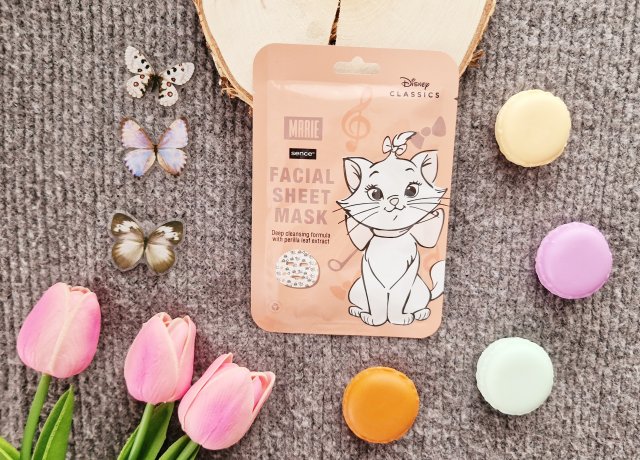 Sence Essentials Disney Classics, Maska do twarzy w płacie, Głęboko oczyszczająca, Marie