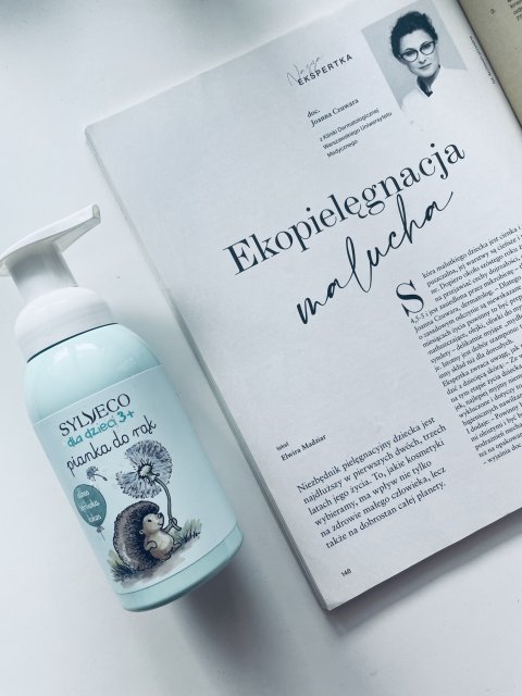 Sylveco Dla dzieci 3+, Pianka do rąk, Aloes, borówka i kokos 