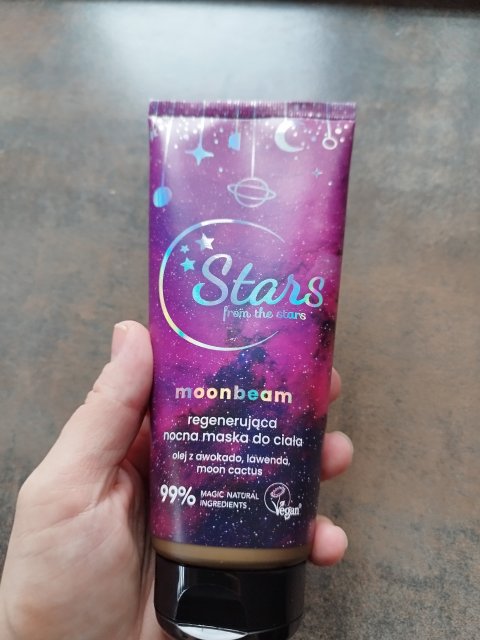 Stars from the stars Maska do ciała, Moonbeam, Regenerująca, Nocna, Olej z awokado, lawenda, moon cactus