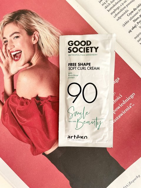 Artego Good Society 90, Krem do włosów, Free Shape Soft Curl Cream, Włosy kręcone
