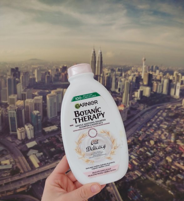 Garnier Botanic Therapy, Oat Delicacy, Szampon do włosów, Łagodzący, Z kremem ryżowym i organicznym mleczkiem owsianym 