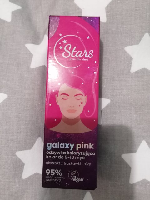 Stars from the stars Odżywka do włosów, Koloryzująca, Kolor do 5-10 myć, Galaxy Pink