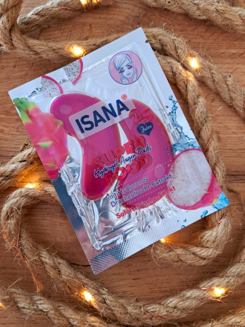 Isana Płatki pod oczy, Hydrożelowe, Super Food, 25 Jahre, Hialuron i pitaja